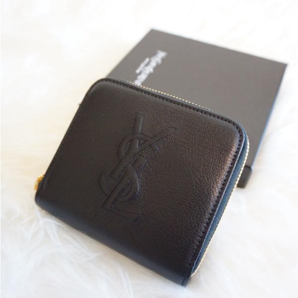 イヴ サンローラン 財布 j 折りたたみ財布 Saint Laurent ラウンドジップ 二つ折り財布 ブラック グレー ライトブルー ミニ財布 Ysl Buyee Buyee Japanese Proxy Service Buy From Japan Bot Online