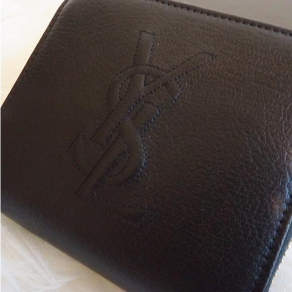 イヴ サンローラン 財布 j 折りたたみ財布 Saint Laurent ラウンドジップ 二つ折り財布 ブラック グレー ライトブルー ミニ財布 Ysl Buyee Buyee 日本の通販商品 オークションの代理入札 代理購入