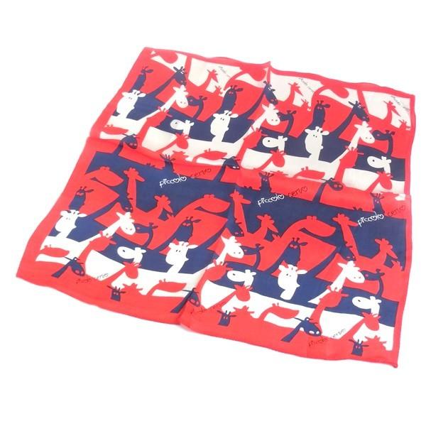 シルク100 スカーフ キリンパターンイラスト柄 ネッカチーフサイズ トリコロールカラー Silk Sc404 Select Shop Marimari 通販 Yahoo ショッピング