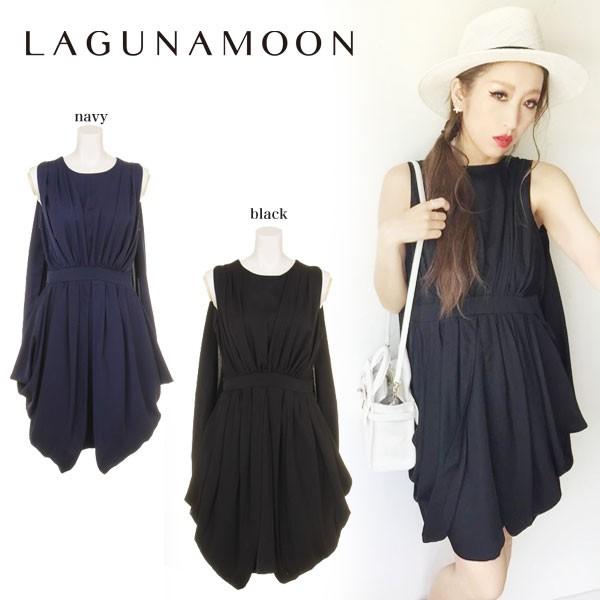 Sale50 Off ラグナムーン Lagunamoon Ladyドレープマントワンピース セレクトショップムー 通販 Yahoo ショッピング