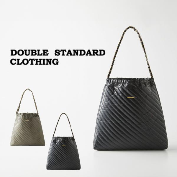DOUBLE STANDARD CLOTHING ダブルスタンダードクロージング DSC / キルティングレザーバッグ 0600220241 ダブスタ BAG 鞄 ハンドバッグ ショルダーバッグ DOUBLE STANDARD CLOTHING ダブルスタンダードクロージング DSC / キルティングレザーバッグ 0600220241 ダブスタ BAG 鞄 ハンドバッグ ショルダーバッグ
