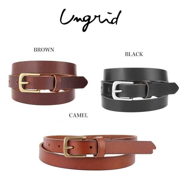 Ungrid アングリッド 定番細ベルト キャッシュレス5 還元 セレクトショップムー 通販 Yahoo ショッピング
