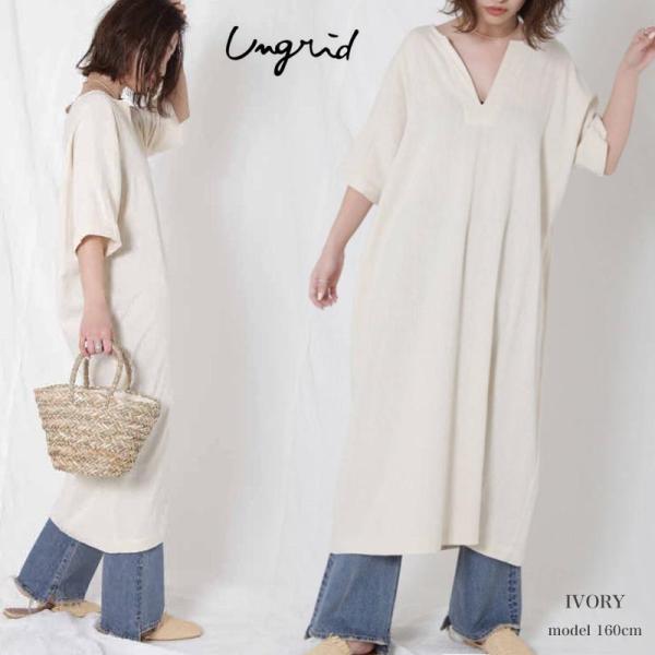 Sale50 Off Ungrid アングリッド 通販 シルクネップスキッパーワンピース 春夏 レディース サマードレス セレクトショップムー ヤフー店 通販 Yahoo ショッピング