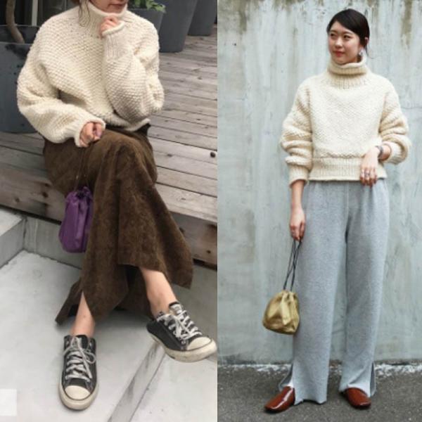 TODAYFUL トゥデイフル Handknit Short Turtle ハンドニットショートタートル 11820516