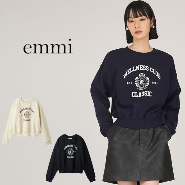 V12 FLAME CREW レディース スウェット♡再値下げ♡サイズ2 emmi yoga（エミヨガ） emmi atelier エミ アトリエ ONLINE限定カラー