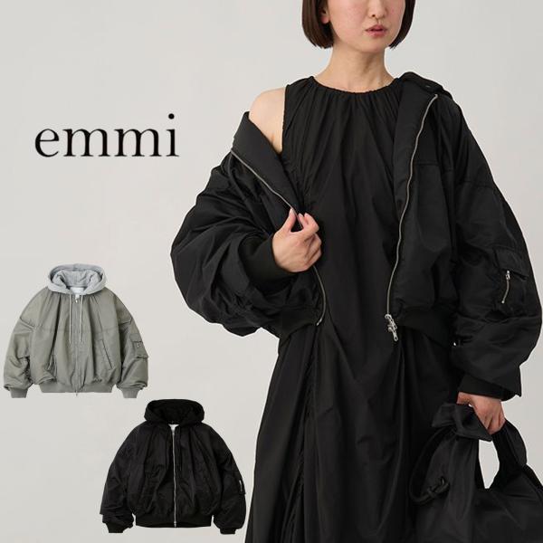 レディースウェア e To emmi yoga（エミヨガ） emmi atelier エミ アトリエ フード付き2way