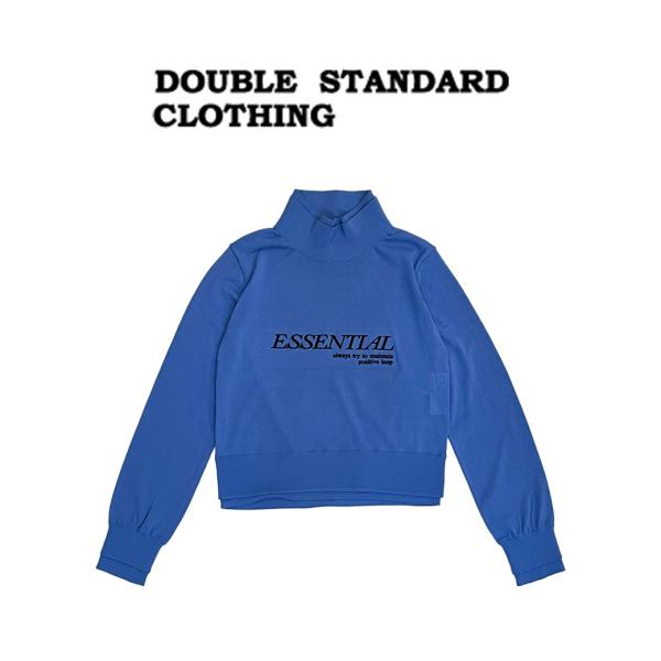 SALE30%OFF DOUBLE STANDARD CLOTHING ダブルスタンダードクロージング ESSENTIAL / リブハイネックショートトップス 2509180233 レディース ダブスタ ロングTシャツ ロンT ショート丈 フィット感 コットン フロッキー DOUBLE STANDARD CLOTHING（ダブルスタンダードクロージング） SALE30
