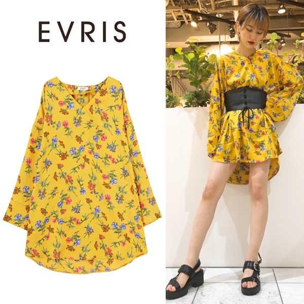 Sale60 Off Evris エヴリス フラワールーズプルオーバーシャツ セレクトショップムー ヤフー店 通販 Yahoo ショッピング