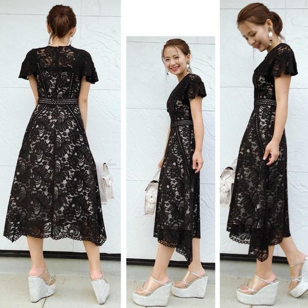 Grace Continental ワンピース Continental グレースコンチネンタル パッチワークレースワンピース キャッシュレス5 還元 Grace セレクトショップムー