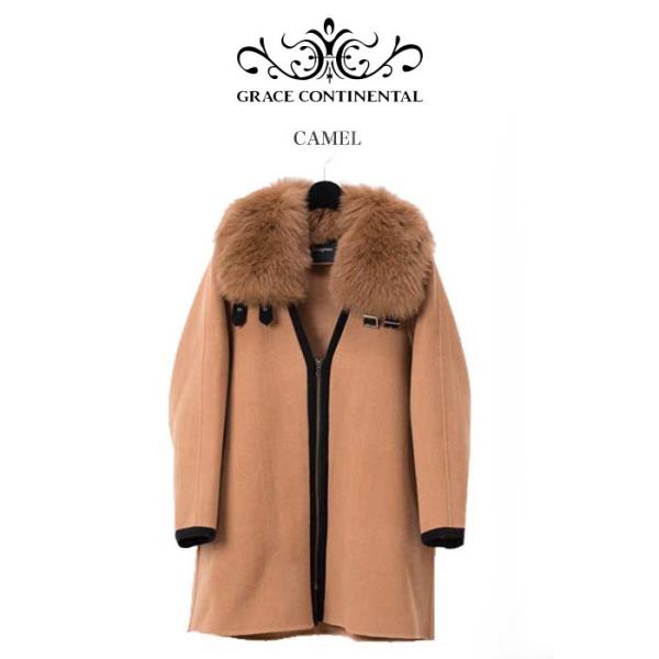 Grace Continental Continental グレースコンチネンタル Continental ポンチョシルエットコート コート 19秋冬 アウター キャッシュレス5 還元 セレクトショップムー