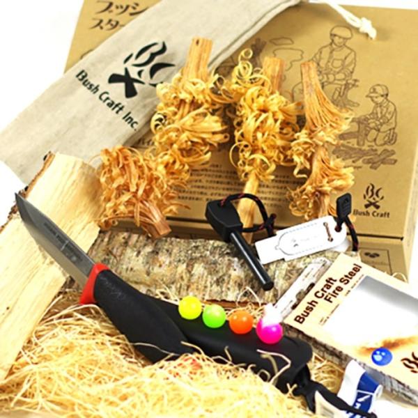 Bush Craft inc. ブッシュクラフトスターティングセット(火おこしセット・ルーキーナイフあり) 4573350720493