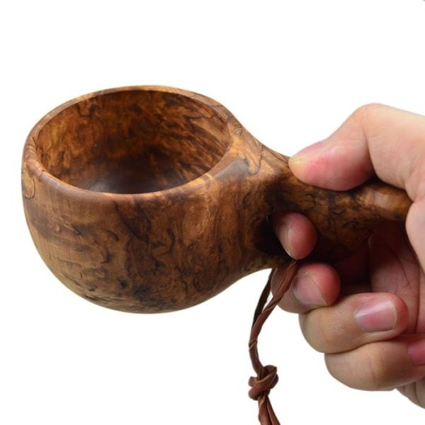 Bush Craft inc. カーリーバーチ無垢  ククサ 4573350727775