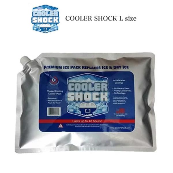 COOLER SHOCK Lサイズ (クーラーショック) 保冷剤 予冷時間：約12時間  繰り返し使用可 キャンプ アウトドア 釣り 中-大型クーラーボックス用
