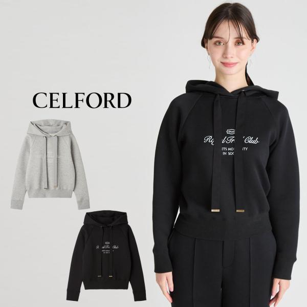 セルフォード CELFORD フーデッドスウェットプルオーバー cwct254109 レディース フード トップス  Trad Club 2025秋 CELFORD（セルフォード） SALE40%OFF フーデッドスウェットプル