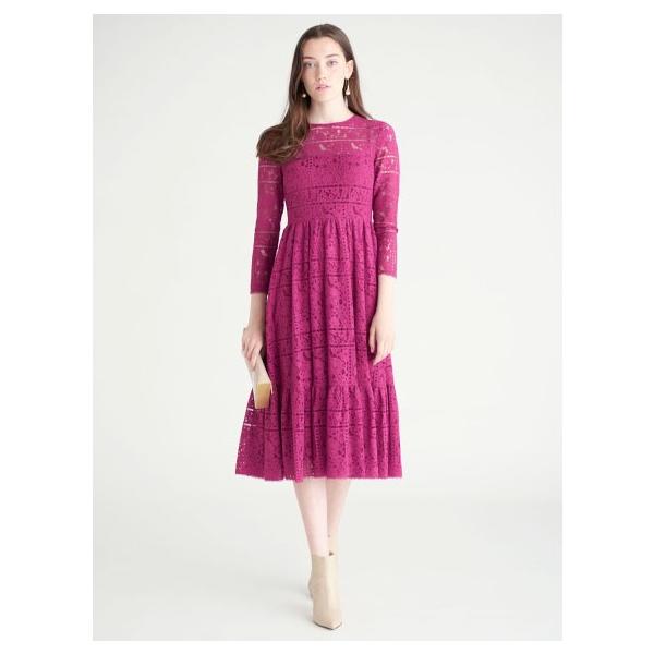 CELFORD セルフォード ワンピース 通販 レースロングワンピース cwfo185058