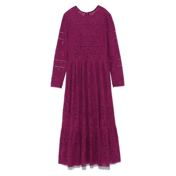 CELFORD セルフォード ワンピース 通販 レースロングワンピース cwfo185058