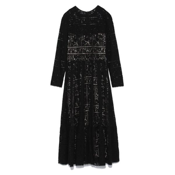 CELFORD セルフォード ワンピース 通販 レースロングワンピース cwfo185058