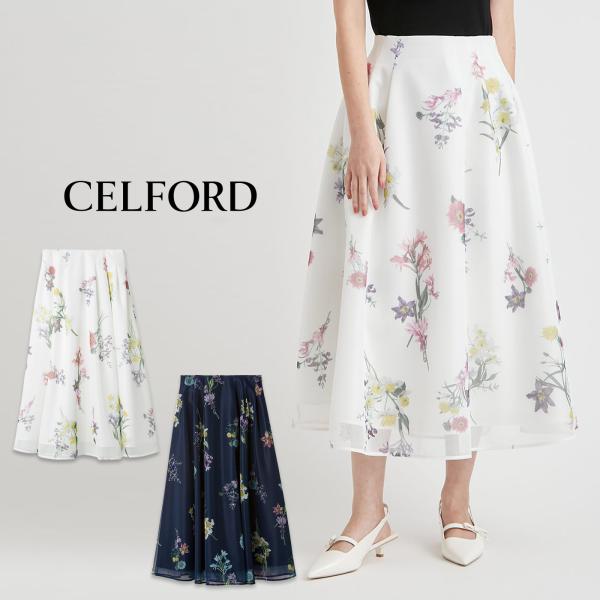CELFORD（セルフォード） ミニメッシュフラワースカート cwfs261075