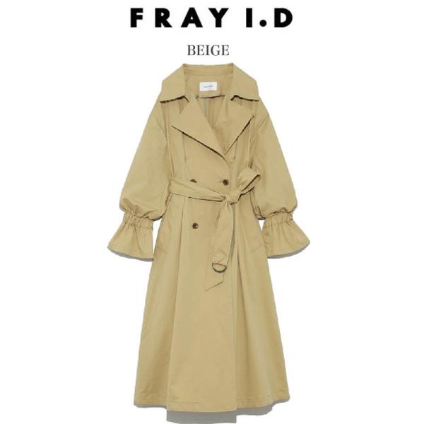 Fray I D フレイアイディー 19春夏 通販 フレアートレンチコート Fwfc 19春夏 スプリングコート ドレスデザイン ベージュ Fwfc セレクトショップムー 通販 Yahoo ショッピング