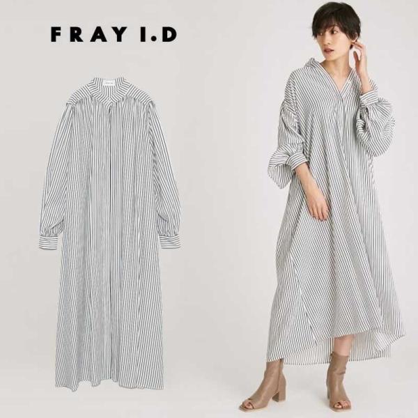 Fray I D フレイ アイディー 通販 ギャザーロングシャツワンピース Fwfo レディース 21春夏新作 ロング丈 大人 Dress Fwfo セレクトショップムー 通販 Yahoo ショッピング
