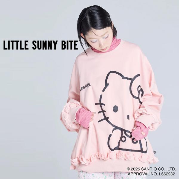 リトルサニーバイト hello kitty x little sunny bite sweat top