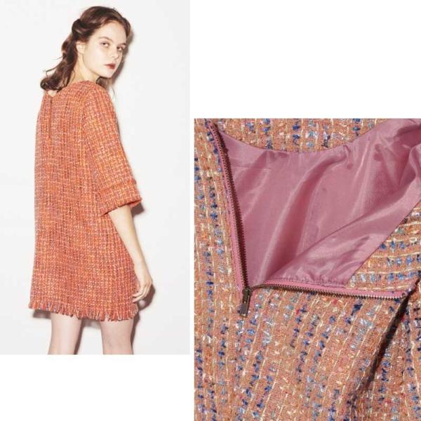 LILY BROWN,リリーブラウン,ツイードサックワンピース,lwfo185154