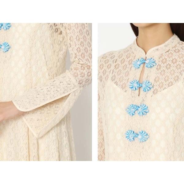 Lily Brown リリーブラウン 通販 チャイナレースワンピース Lwfo レディース 21春 ロング ドレス Lwfo セレクトショップムー 通販 Yahoo ショッピング