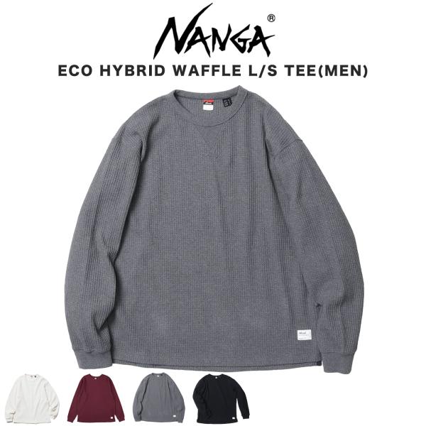 ナンガ【NANGA】Sサイズ　エコハイブリッドモックネックロングスリーブティー NANGA（ナンガ） tシャツ ECO HYBRID OVERSIZED L/S TEE / エコ
