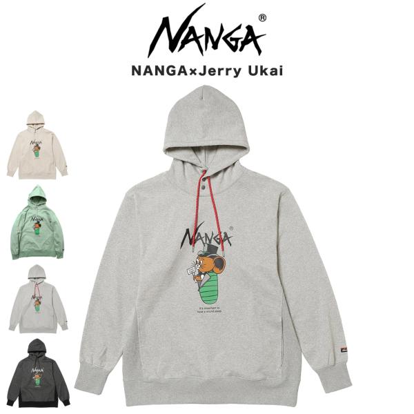 【新品未使用タグ付き✨】タグ付き NANGA × ジェリーウカイ フーディ M NANGA（ナンガ） NANGA×Jerry Ukai ECO HYBRID Sleeping Jerry Marquez