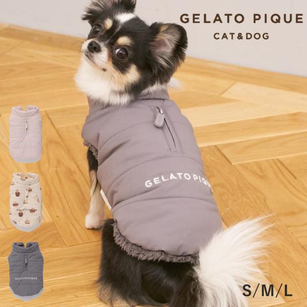 gelato pique（ジェラートピケ） CAT&DOG 中綿ベスト pagg254587