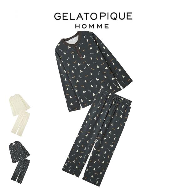 gelato pique ジェラピケ　ハロウィン限定GHOSTプルオーバー gelato pique ジェラートピケ オム HALLOWEEN TRICK GHOSTワン