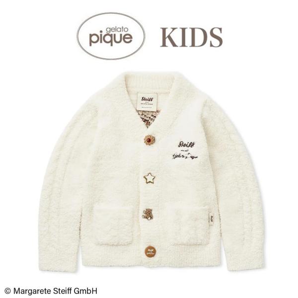 gelato pique Steiff テディベアカーディガンS Mサイズ ジェラートピケ