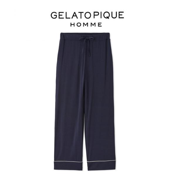 gelato pique（ジェラートピケ） オム パイピングロングパンツ