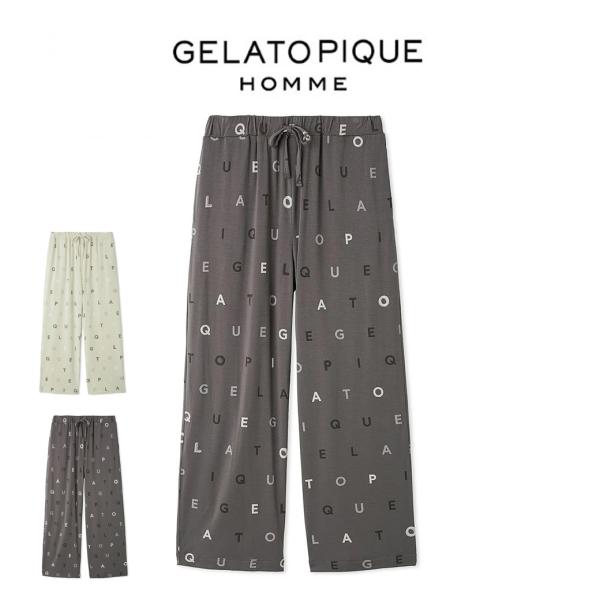 gelato pique SALE20%OFF ジェラートピケ オム レーヨンロゴ柄