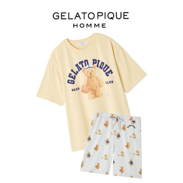 新品未開封 ジェラートピケ Tシャツ & ハーフパンツ チワワ ジェラピケ ジェラートピケ DOG柄 Tシャツ パンツ上下セット