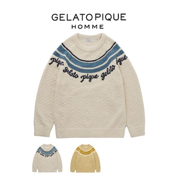 gelato pique（ジェラートピケ） SALE30%OFF オム パウダーラインロゴ