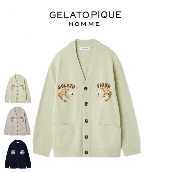 gelato pique ジェラートピケ オム sleeping cat ジャガード