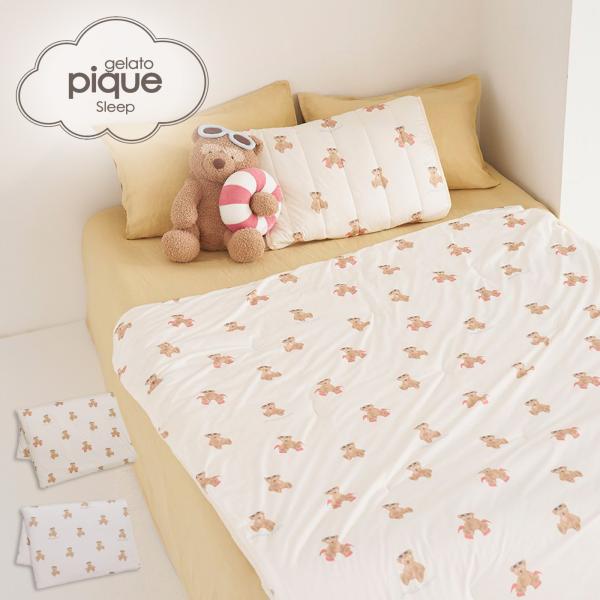 gelato pique（ジェラートピケ） Sleep 接触冷感 抗菌防臭 サマーベア