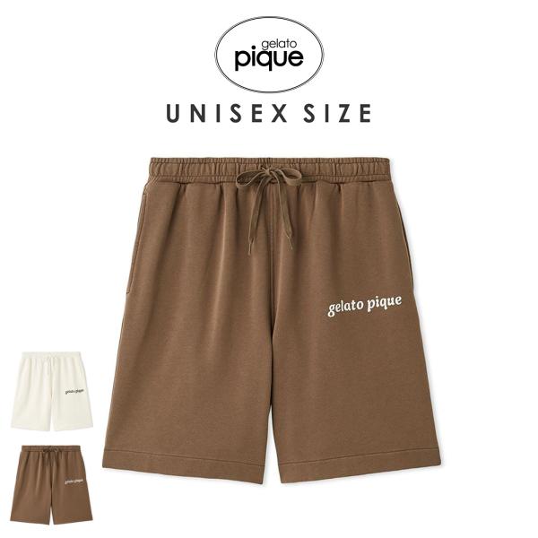 gelato pique（ジェラートピケ） SALE30%OFF UNISEX 裏毛ハーフパンツ
