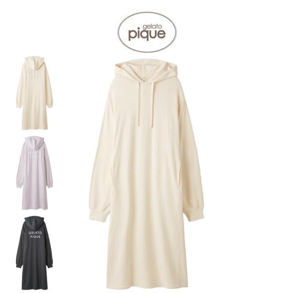 gelato pique ジェラートピケ ロゴ裏毛ワンピース pwco251315