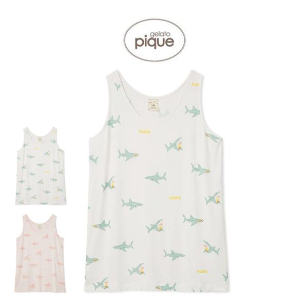 gelato pique SALE20%OFF ジェラートピケ 接触冷感 SHARK柄タンク