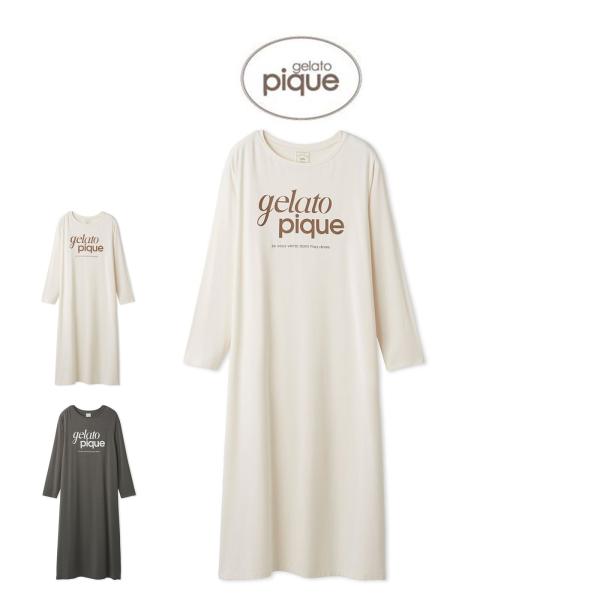 gelato pique（ジェラートピケ） レーヨンロゴワンピース pwco255322