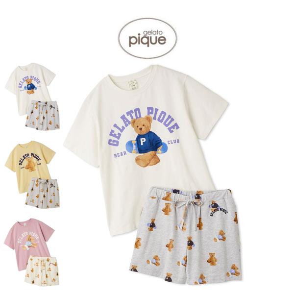 gelato pique ジェラートピケ スポーティーベアワンポイントT
