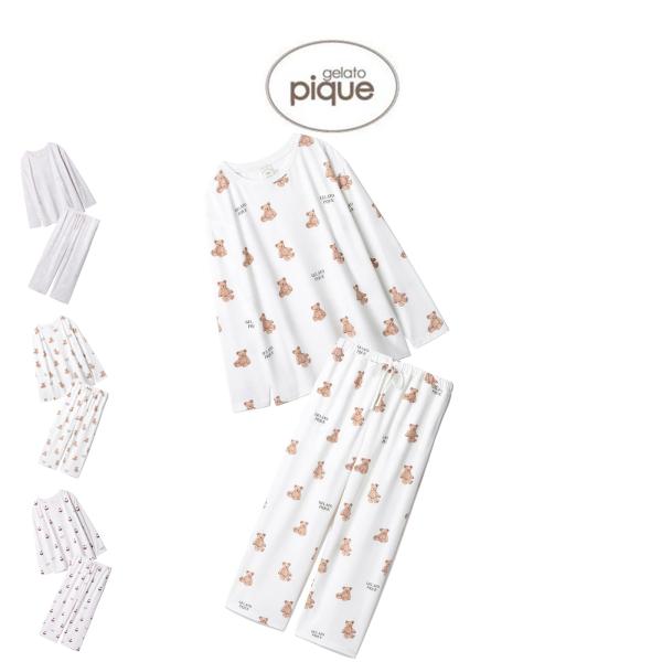 gelato pique ジェラートピケ モチーフ3柄プルオーバー&ロングパンツ