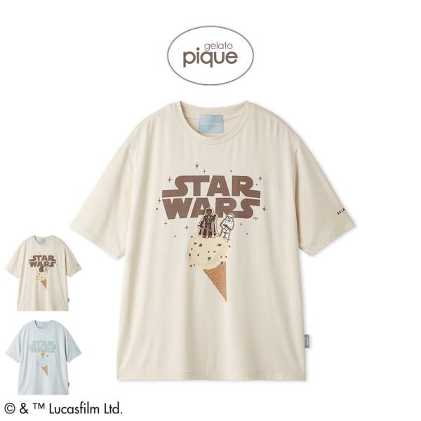 ジェラートピケ STAR WARS レディース ワンポイントTシャツ pwct262213 スターウォーズ コラボ ルームウェア パジャマ 部屋着 ジェラピケ gelato pique