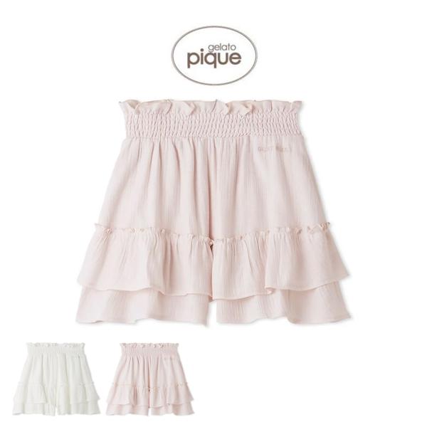 【タグ付き新品】ジェラートピケ　【SPRING】フリルブラウス gelato pique ジェラートピケ SPRING フリルブラウス pwft251292