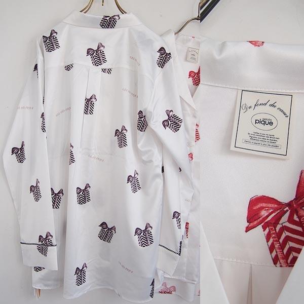 ジェラートピケ,gelato pique,ギフトボックスサテンシャツ,pwft175339