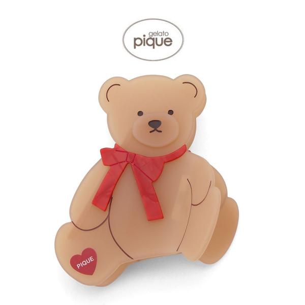 gelato pique（ジェラートピケ） ベアヘアクリップ pwga255672