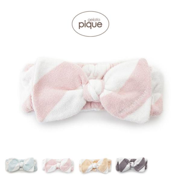 gelato pique（ジェラートピケ） スムーズィー2ボーダーヘアバンド