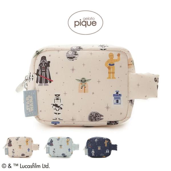 ジェラートピケ STAR WARS 総柄ポーチ pwgb262518 スターウォーズ コラボ ジェラピケ メイクポーチ コスメポーチ 小物入れ 化粧ポーチ gelato pique